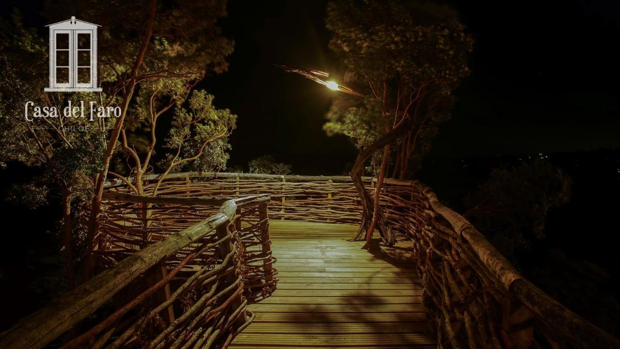 Villa Casa del Faro Chiloé Castro Esterno foto