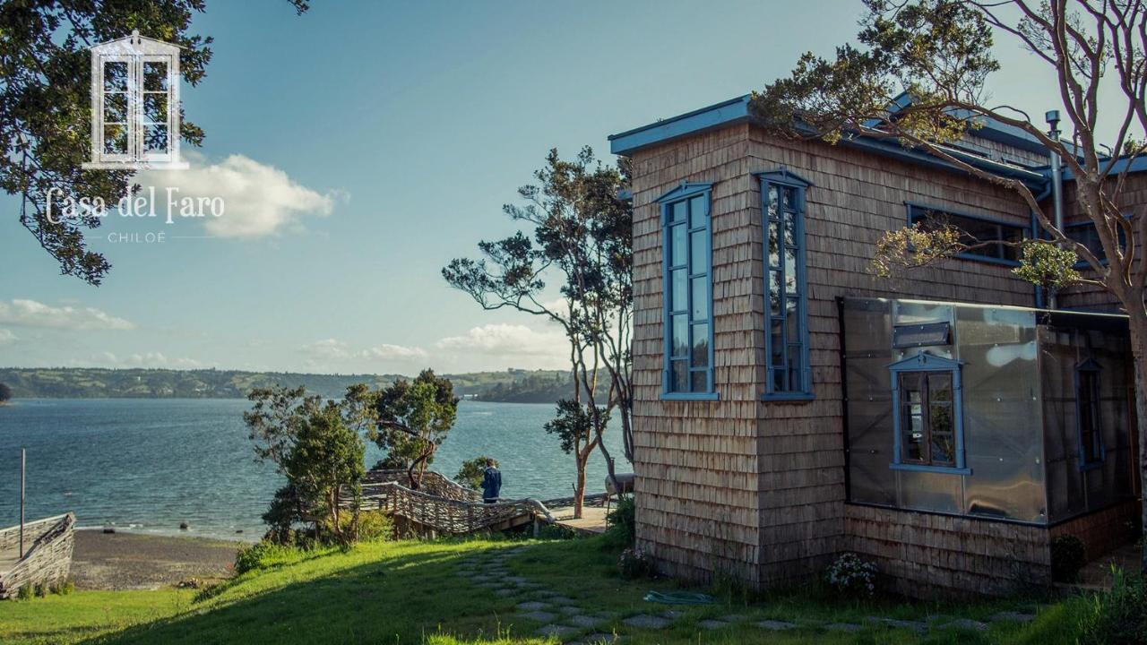 Villa Casa del Faro Chiloé Castro Esterno foto