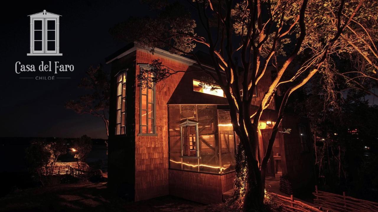 Villa Casa del Faro Chiloé Castro Esterno foto