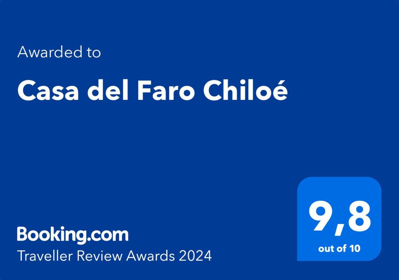 Villa Casa del Faro Chiloé Castro Esterno foto